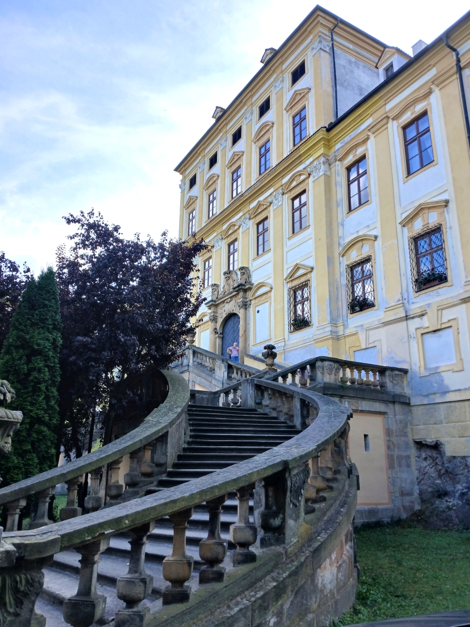 Freitreppe von Schloss Rothenhaus