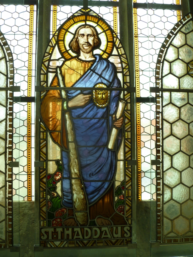 St. Thaddus, Glasfenster, Dekanalkirche, Brx/Most